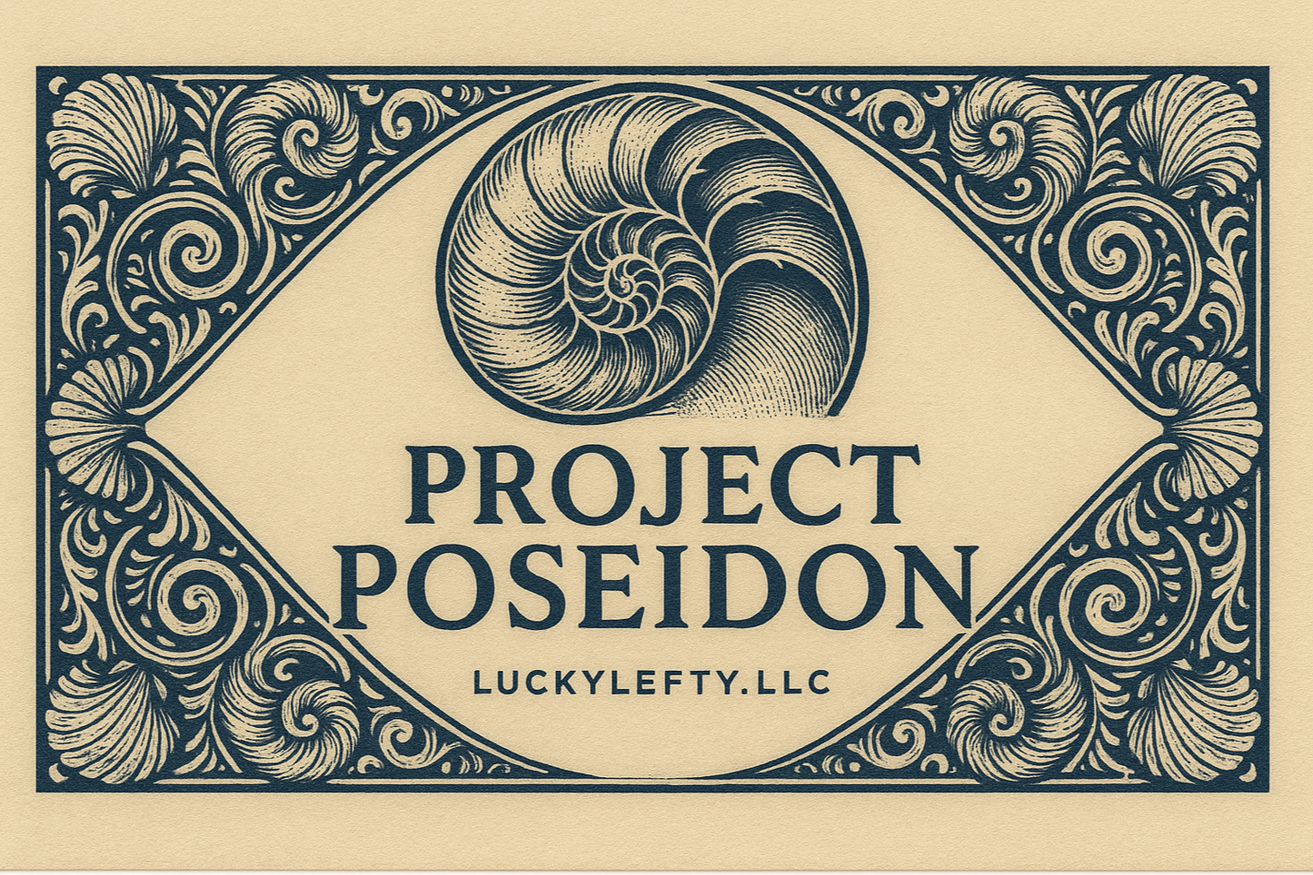 Turquoise and White Nautilus Shell Fractal Button Down Shirt