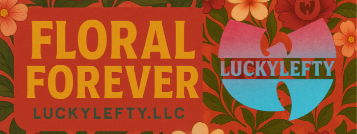 Teal and Coral Killer Bee Floral Button Down Shirt