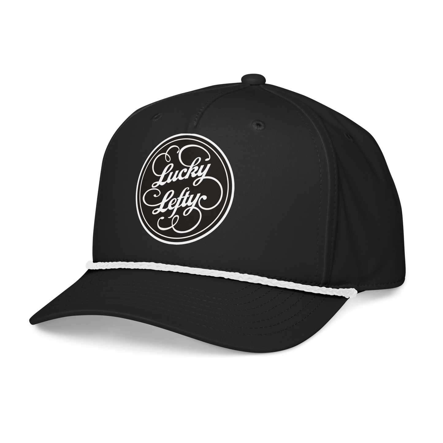 Black, White or Light Blue Richardson 258 Classic Rope Hat With DTFlex Logo