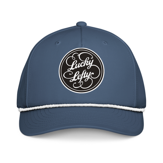 Black, White or Light Blue Richardson 258 Classic Rope Hat With DTFlex Logo