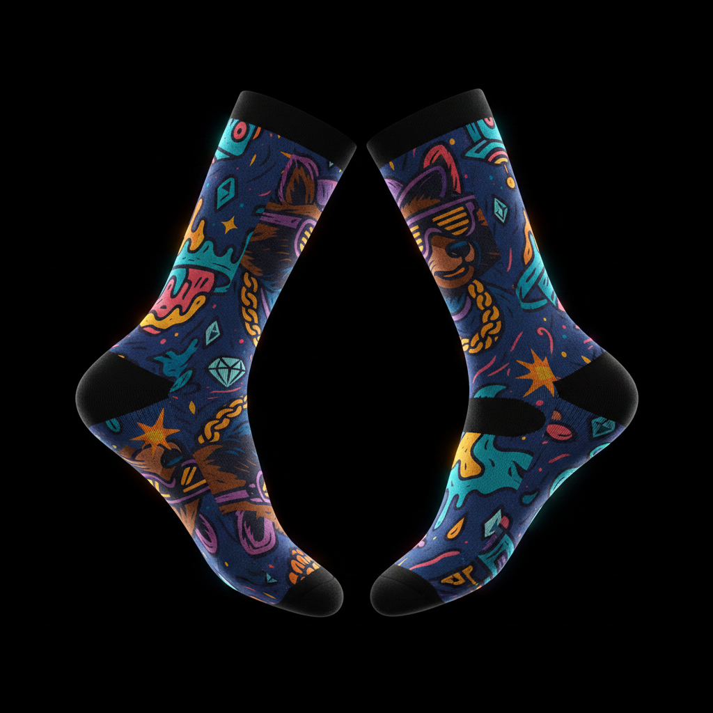 Cryptocoon Too Crew Socks