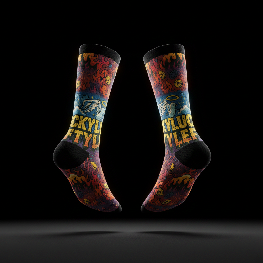 Heaven and Hell Crew Socks