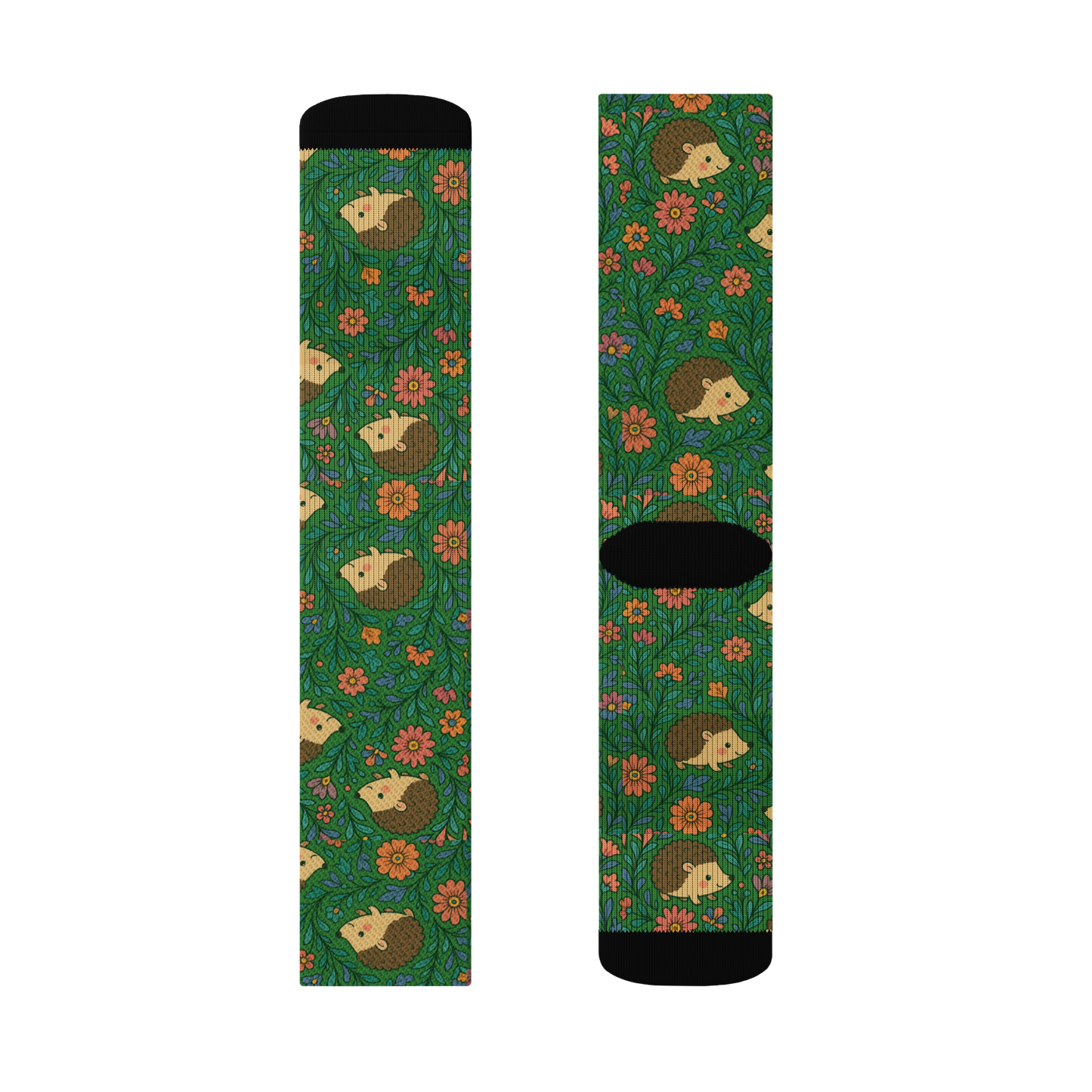 ð Hedgehog Small Floral Crew Socks (100% off)