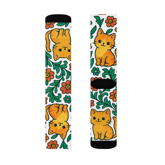 ð Kitty Small Floral Crew Socks (100% off)
