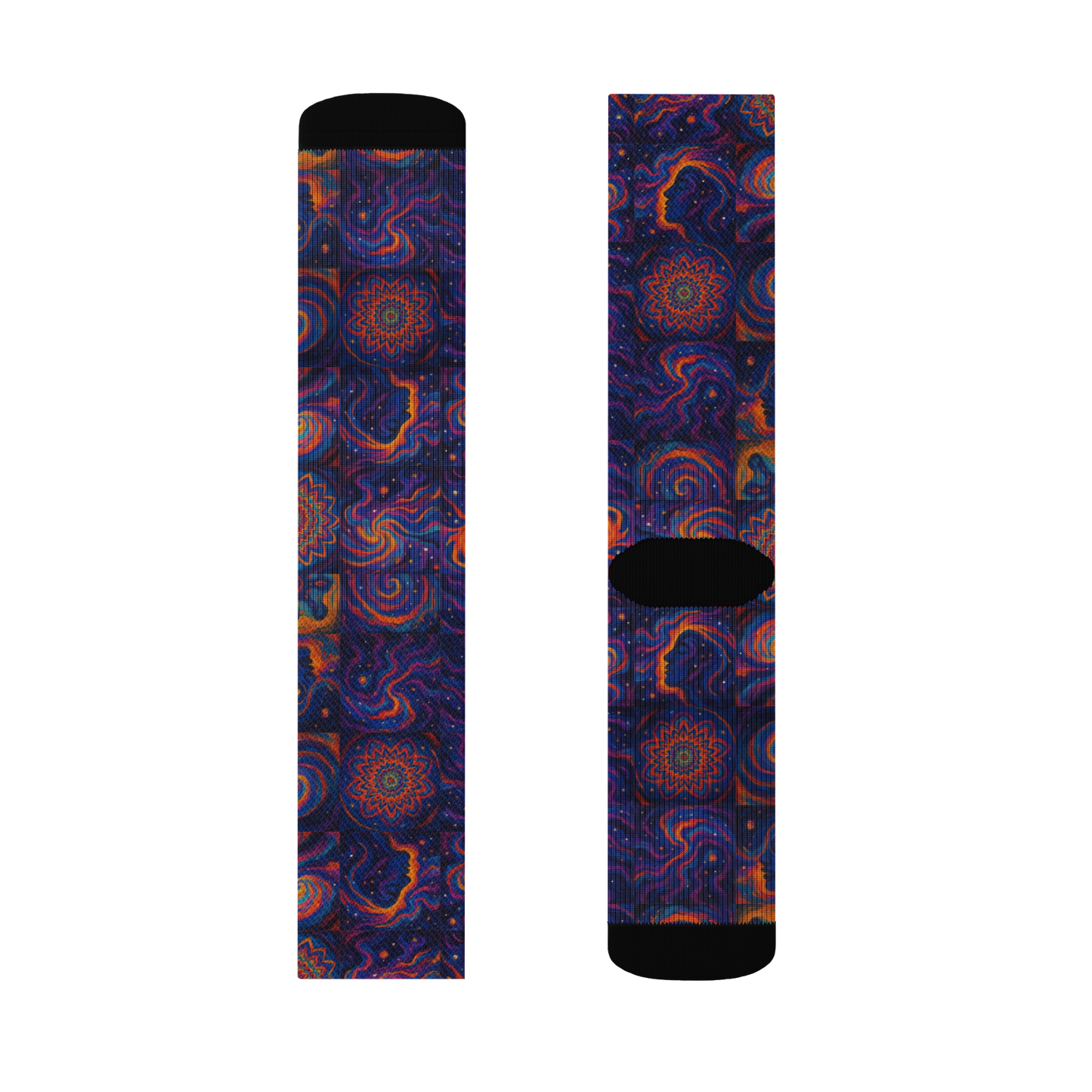 ð Galaxy Swirl Crew Socks (100% off)