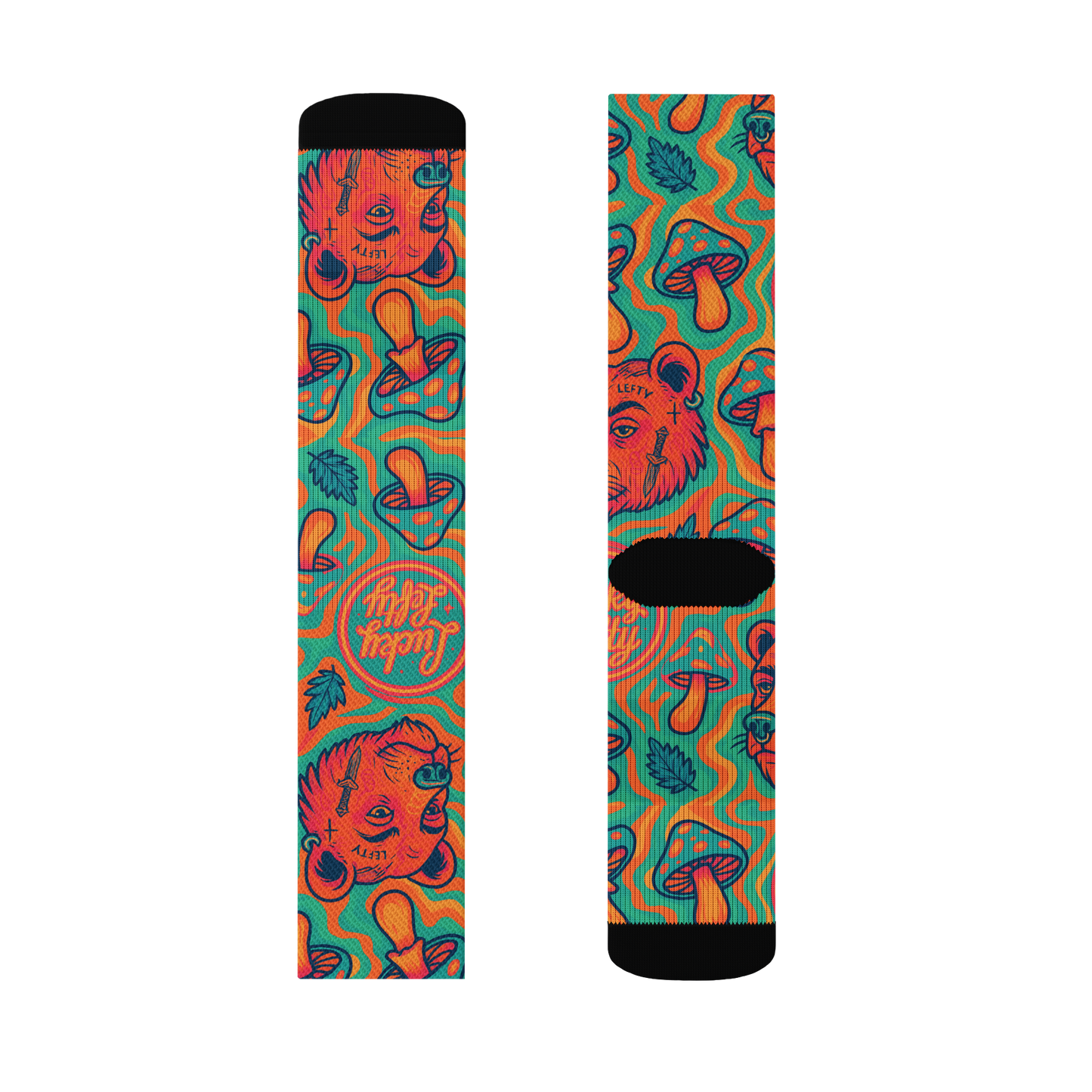 ð The Forager Print Crew Socks (100% off)