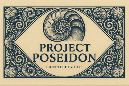 Turquoise and White Nautilus Shell Fractal Button Down Shirt