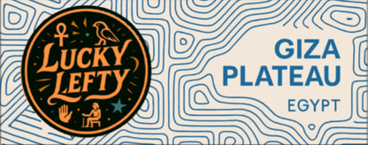 Blue and White Giza Plateau Topography Button Down Shirt