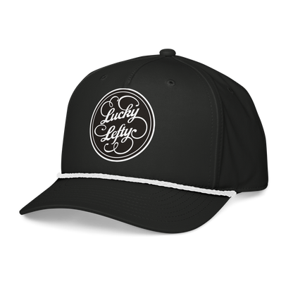 Black, White or Light Blue Richardson 258 Classic Rope Hat With DTFlex Logo