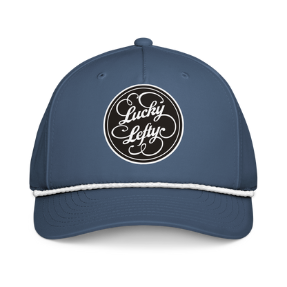 Black, White or Light Blue Richardson 258 Classic Rope Hat With DTFlex Logo