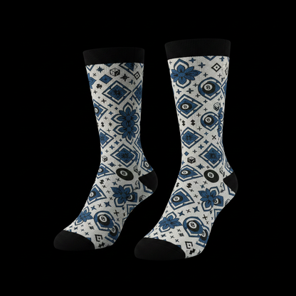 Eight Ball Diamond Floral
