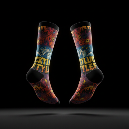 Heaven and Hell Crew Socks