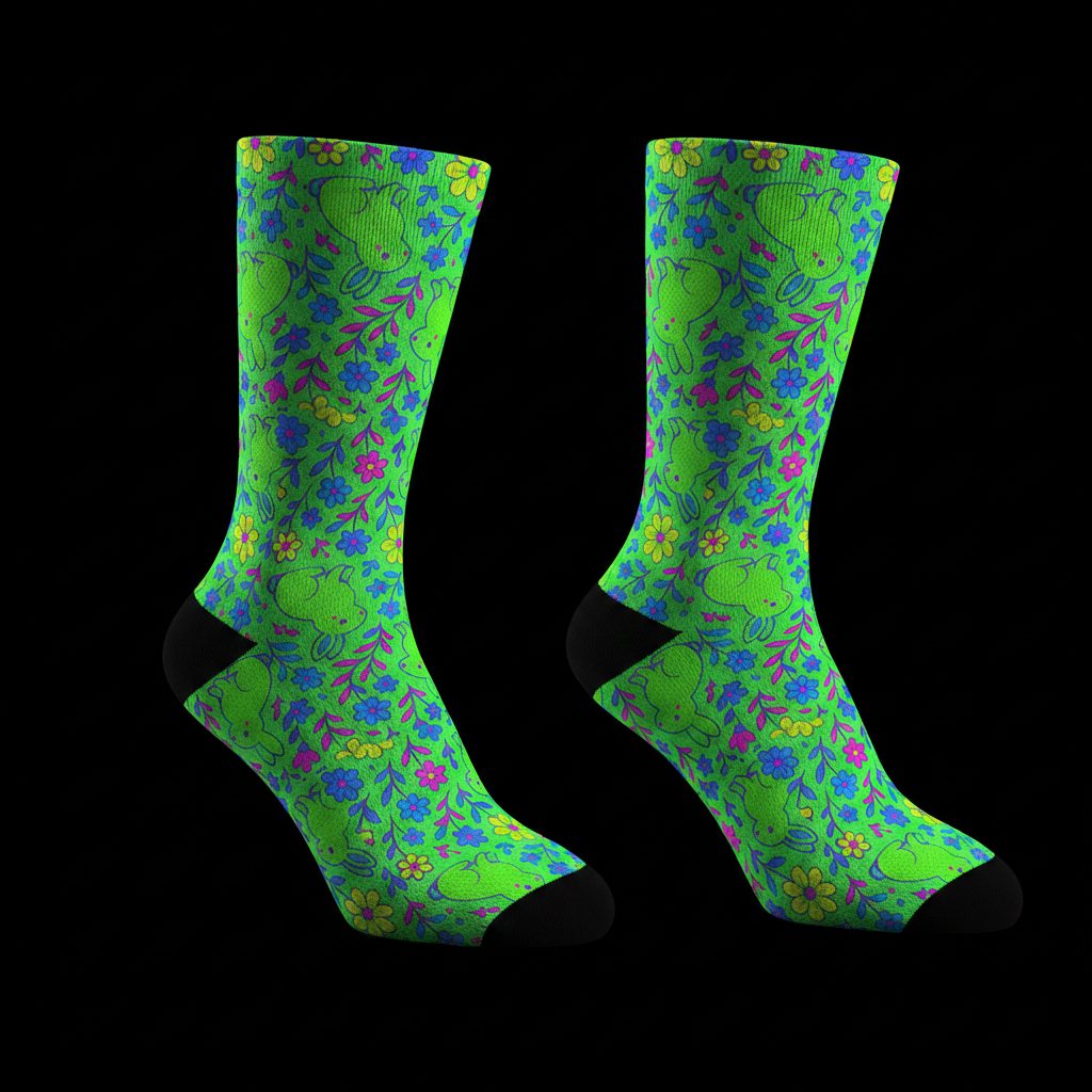 Neon Green Bunny