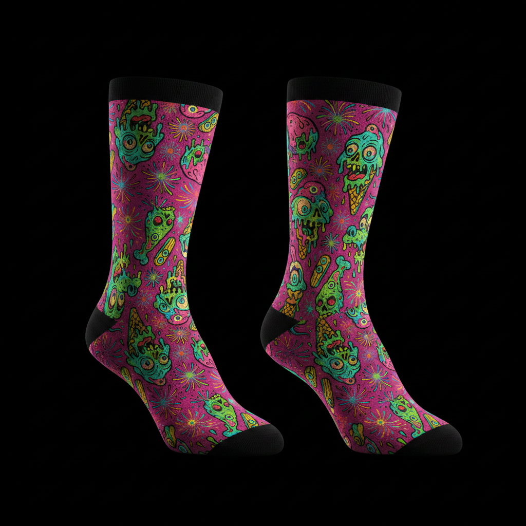 Neon Pink Zombie Carnival