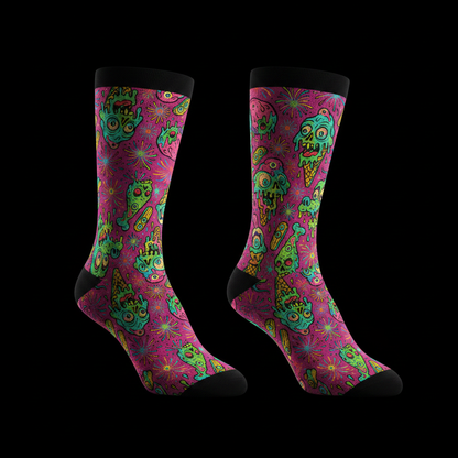 Neon Pink Zombie Carnival
