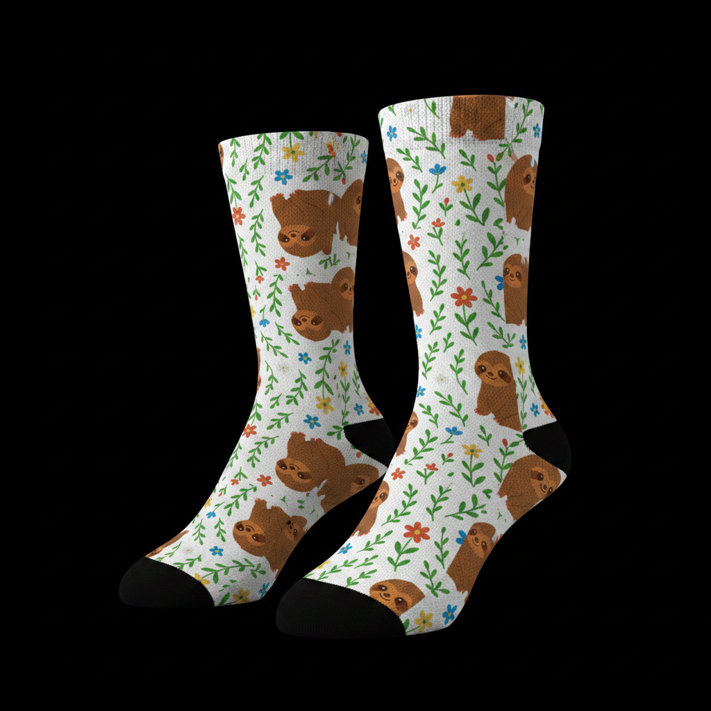 Sloth Small Floral