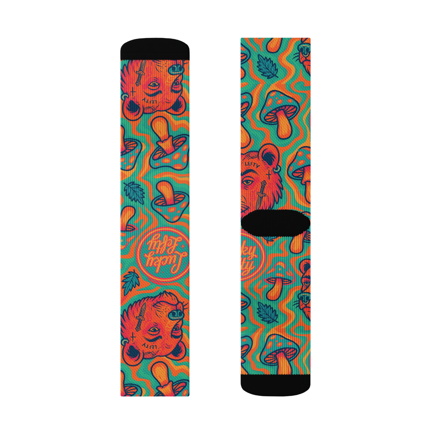 🎁 The Forager Print Crew Socks (100% off)