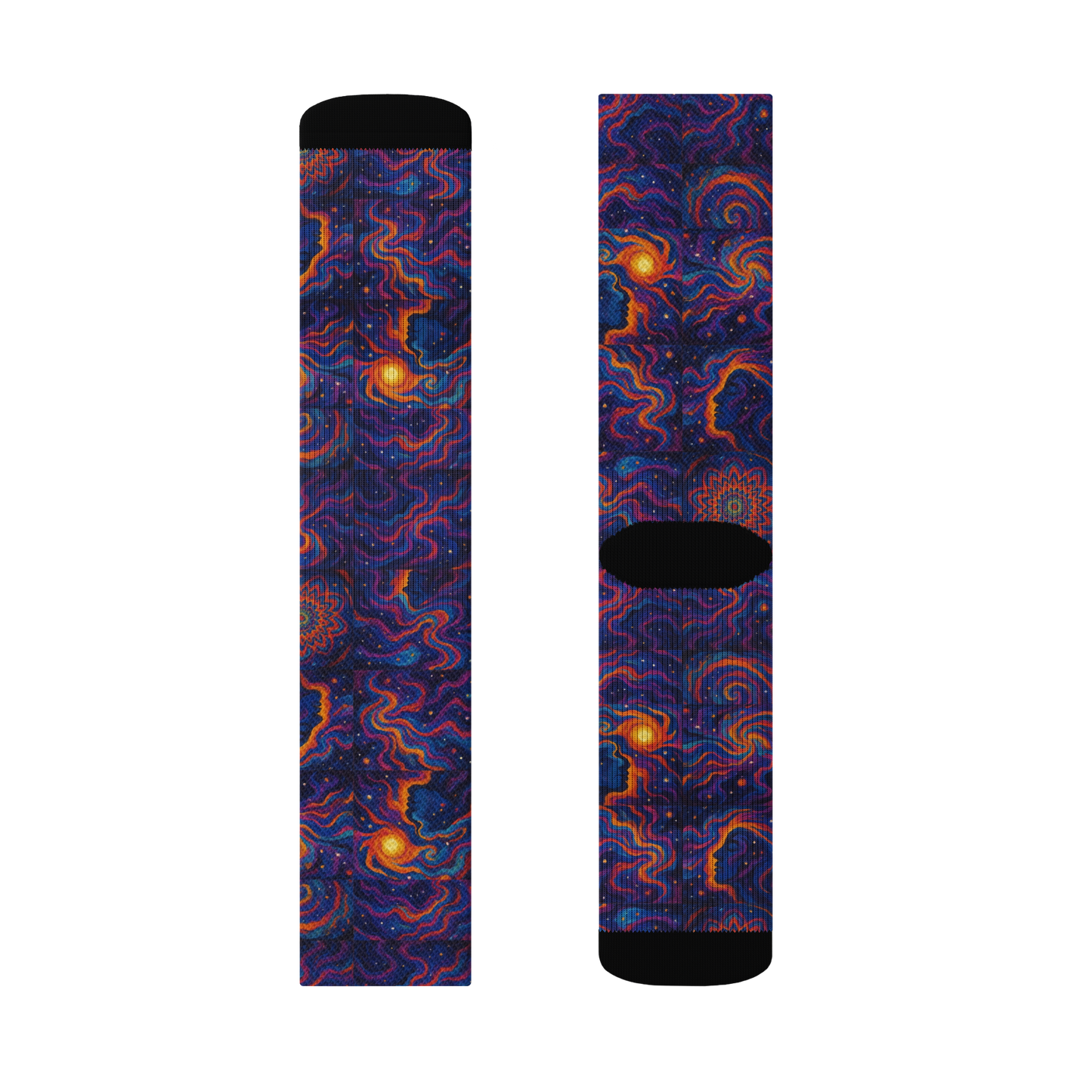 🎁 Galaxy Swirl Crew Socks (100% off)