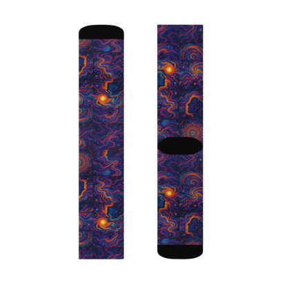 🎁 Galaxy Swirl Crew Socks (100% off)