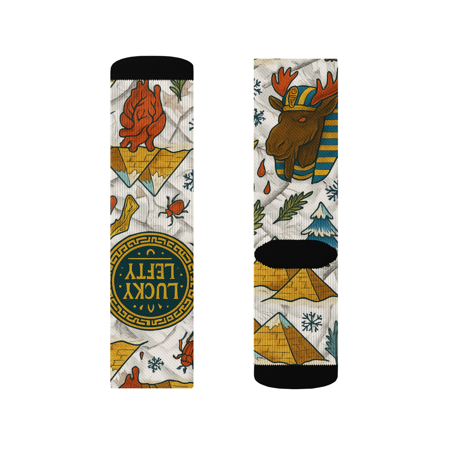 🎁 White Moose Pharaoh Crew Socks (100% off)